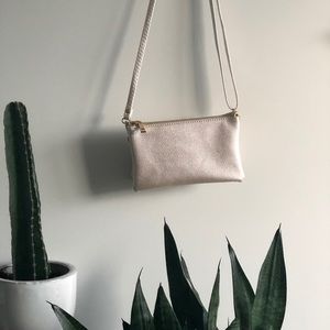Liz Gold Crossbody Purse